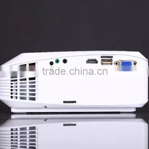 HX888 1000lumens Mini Led Projector Home Theater Proyector USB HDMI thumbnail-4