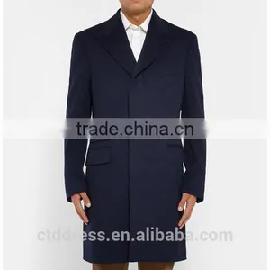 Custom Wool Long Overcoats for Men thumbnail-4