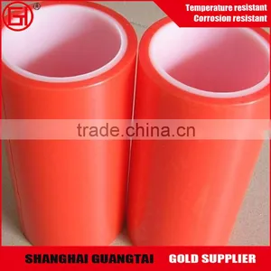 Free Sample 28 Micron Red Transprent Pet Coated Film Roll thumbnail-1