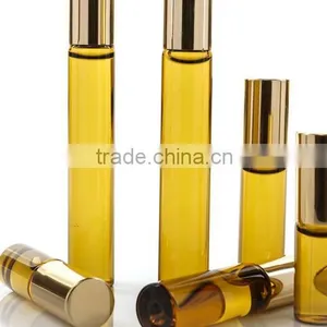 10ml Cobalt Amber Roll on Glass Bottle Walk Bead Glass Bottle With Metal Bead thumbnail-2