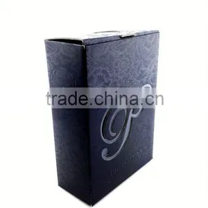 Full Spot UV Pattern Folding Wine Box With PET Window thumbnail-1