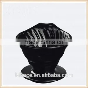 2-4 Cups Use Porcelain Coffee Dripper Spiral Design thumbnail-4