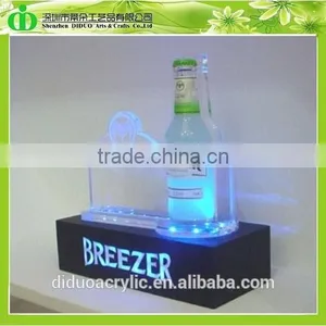 DDB-0071 Trade Assurance Shenzhen Factory Wholesale Acrylic Led Light Stand for Drink thumbnail-1