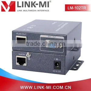 LINK-MI LM-102TR 200m Stereo Audio + VGA to Cat5 Extender Support Resolutions to 1920x1440 thumbnail-3