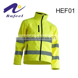 High Visbility Yellow Light Shell Jacket thumbnail-1