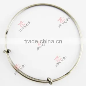 Alloy Metal Adjustable Custom Logo Charms Bracelet thumbnail-3