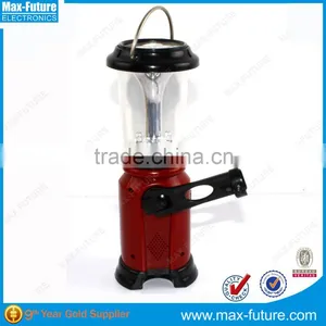 Portable Dynamo Hand Crank Flashlight Am/fm Radio With Led Flashlight thumbnail-2