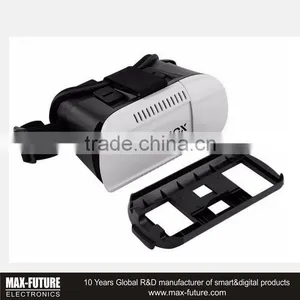 Most Portable Headset White&Black 3D VR Glasses Virtual Reality for IOS/Android Smartphone thumbnail-1