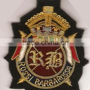 Hand Embroidered Badges , Emblems , Crest , Insignias ,Patches thumbnail-1