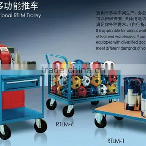 China Factory Iso Metal Trolley With Mesh, Mesh Trolley , Mobile Mesh Box thumbnail-3