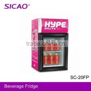 Glass Door Lamp Box Juice Fridge for Promotion thumbnail-2