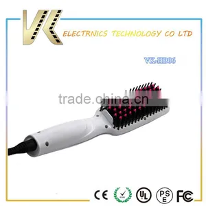With LCD Display Magic Comb Electric Flat Irons Wholesale Iron Hair Brush Straightener thumbnail-5