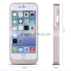 External Battery Case Lithium Ion Battery Phone Power Bank Charge Case 3200mah for Rechargeable Battery for IPhone 6 thumbnail-2