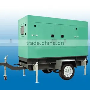 30kva Foton Lovol Trailer Mast Trailer Mounted Generator Sets thumbnail-1