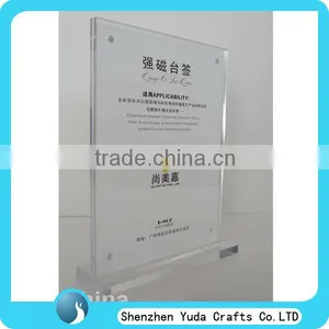 Custom Plastic Nameplate Acrylic Magnetic Nameplates With Base Cheap thumbnail-1
