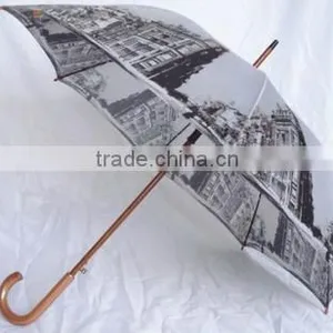 Wooden Offset Umbrella thumbnail-1