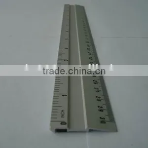 Promotional Desk &office Gift Metal 30 cm Aluminium Ruler thumbnail-2