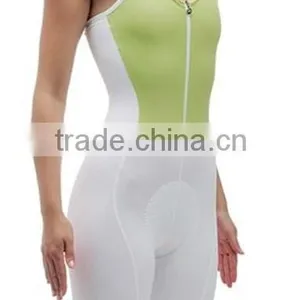 One-piece Woman Athletic Suit Cycling Bibshorts & Sleeveless Top for Summer thumbnail-6