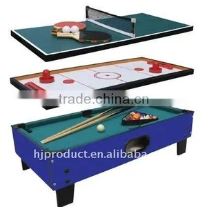 3 in 1 Multi Games Table. Pool Table, Push Hockey Table, Table Tennis Table. thumbnail-1