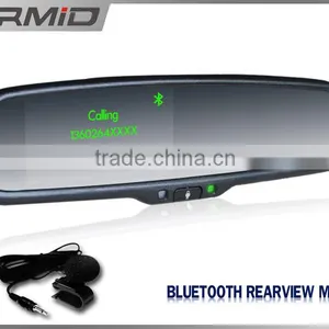 4.3inch Bluetooth Handfree Car Kit Connect the Phone Radar Detector Germid Car Rearview Mirror; Synch Phone Book; thumbnail-2