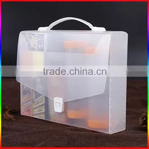 Eco Recyclable Clear Pvc Large Plastic Box With Handle thumbnail-1