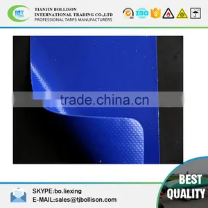 Fire Retardant PVC Coated Polyester Fabric ,PVC Knife Coated Fabric Tarpaulin thumbnail-1
