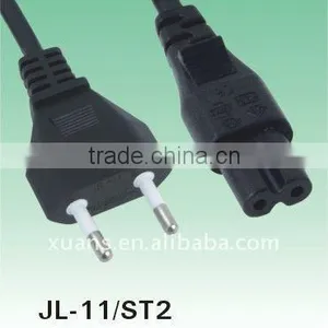 Italian 2pin Plug to c7 Female Power Connector JL-11/ST2 thumbnail-1