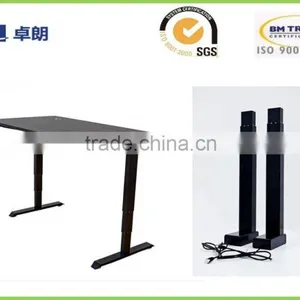 Non-rotation Black Computer Desk Lift Table by Electric thumbnail-1