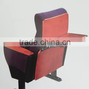 Plastic Folding Fabric Cinema Chair With Writing Pad YA-318 thumbnail-3
