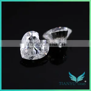 Moissanite Wholesale Heart Shape 6*6mm Moissanite Wedding Sets thumbnail-1