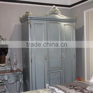 Luxury French Neoclassic Rococo European Royal Furniture Bedroom Bed Set thumbnail-2