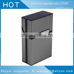 Light Aluminum Cigar Cigarette Case Tobacco Holder Pocket Box Storage Container thumbnail-4