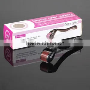 Derma Roller Titanium Micro Needle Roller 540 Needles Best Skin Medical DermaRoller for Body and Face thumbnail-1