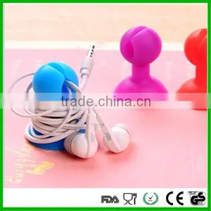2016 Adhesive Silicone Colorful Phone Holder With Winder thumbnail-5