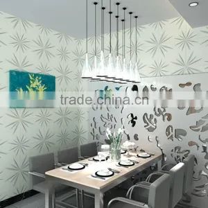High Quality PVC 8023-2 3d Acoustic Wall Panel thumbnail-1