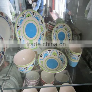 Ceramic Round Tableware Dinner Set/16pcs Handpainting Porcelain Dinner Set thumbnail-1