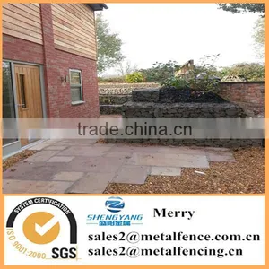 1mX0.5mX0.5m Galfan Hot-dipped Galvanized Welded Stone Gabion Basket Retaining Wall for Parking Area thumbnail-1