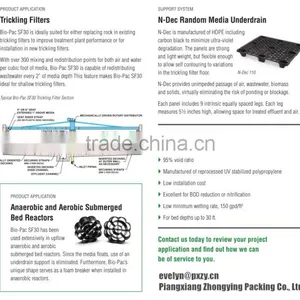 Random Plastic Media Bio-pac SF30 Manufactured of Reprocessed UV Stabilized Polypropylene thumbnail-6