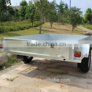 8x4 Chequer Plate Fully Weld Trailers/8x4 Power Coated Trailer/Car Trailer/Australia Trailer thumbnail-6