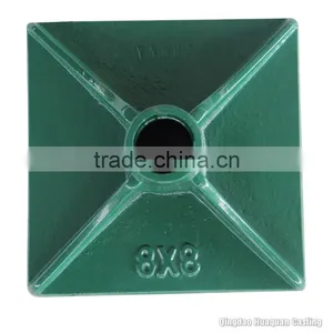 Cast Iron Traffic Guardrails Base thumbnail-1