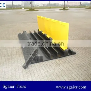 Big Loading 3 Channel Yellow and Black Cable Protector/guard Ramp thumbnail-3