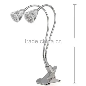 Led Grow Light, 10W Desk Clip Lamp With 360 Degree Flexible Gooseneck and Double On/off Switch for Indoor Plants thumbnail-2