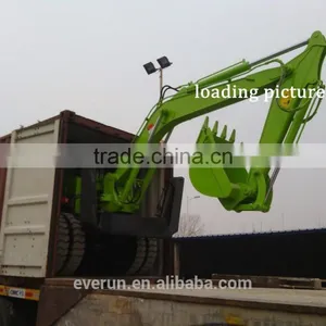 Cheap China Backhoe Excavator ERL25-10C Cummin B3.3 Engine Joystick Pilot Control thumbnail-4