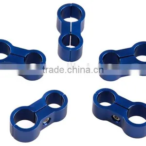 AN6 13MM Fuel Oil Braided Hose Separator Clamp Fitting Adapter thumbnail-4