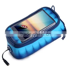 Roswheel Bicycle Bag 4.8 Inch Touch Screen Bicycle Front Tube Phone Bag Holder Handlebar Pouch Bicycle Bag thumbnail-2