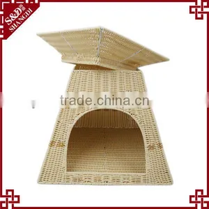 Eco-friendly Pet Products Handmade Durable Luxury Dog Cat House thumbnail-1