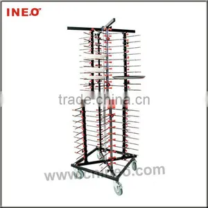 Restaurant Kitchen Mobile Plate,Dishware Rack,Trolley And Cart For Fast Transport Plate Or Dish thumbnail-1