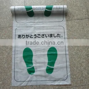 (hxy) High Quality Disposable Clear Plastic Car Foot Mat Covers thumbnail-1
