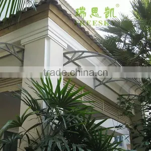 Diy Solid Polycarbonate Awning Canopies With Aluminum Awning Brackets thumbnail-5