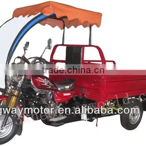 Africa Type,New Sale 150CC/200cc Cabin Three Wheel Food Tricycle Cart for Sale thumbnail-2